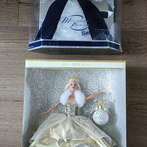 Collector Millennium Celebration and Millennium Princess Barbies
